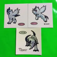 ポケモンパンシール　デコキャラシール　アブソル　メガアブソル