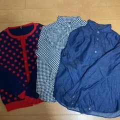値下げ‼︎ ユニクロ　トップス　3点セット　150