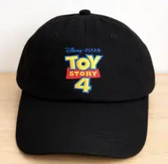 トイストーリー4 キャップ 黒 Disney Pixar 帽子 新品