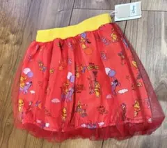 【新品】ディズニー くまのプーさん チュール ふんわり スカート サイズ80