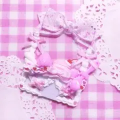 硬質ケースデコ ホイップデコ ケースデコ レースデコ トレカケース NO.181