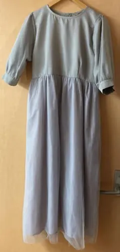 グレー パーティードレス merlot plus