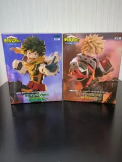 僕のヒーローアカデミア フィギュア 緑谷出久 爆豪勝己 2種セットのサムネイル