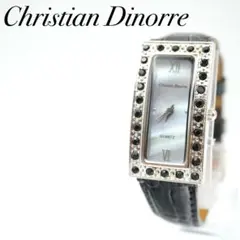【新品電池交換済】Christian Dinorre レディース シェル文字盤
