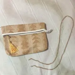 クラッチバック エスニック フリンジ zara H&M