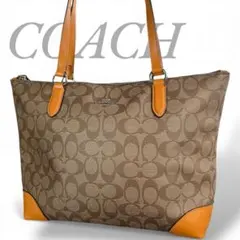 【訳あり】COACH コーチ トートバッグ シグネチャー PVC レザー