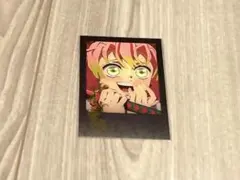鬼滅の刃 ufotable DINING 箔押しチェキ風ブロマイド 甘露寺蜜璃