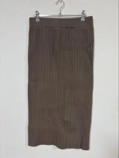 AlmaDesignリブ編みタイトスカート Mサイズ