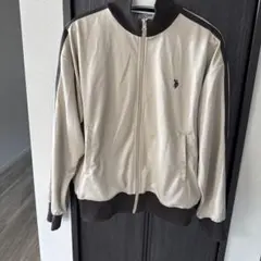 POLO ASSN. 別注 ライン 刺繍ロゴ トラックジャケ