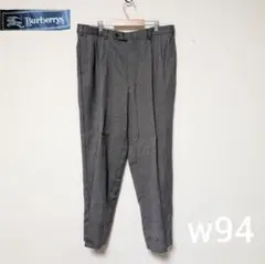 Burberry's スラックス w94 バーバリー 2タック ウール　日本製