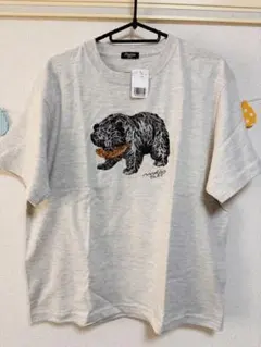 marble sud クマ刺繍 半袖Tシャツ Mサイズ
