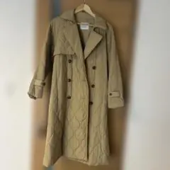 極美品★BAYFLOW キルティングトレンチコート ベージュ　サイズ3