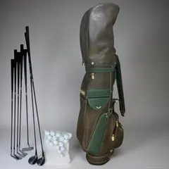 AMAZINGCREゴルフバッグ・キャディバッグ ブラック/ターコイズ新品未