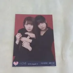 LOVE イコラブ 生写真 赤背景2 3種コンプ 大谷映美里 諸橋沙夏 - メルカリ