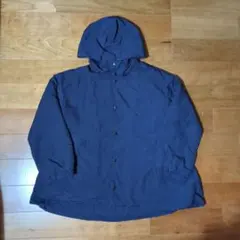 【FITH フィス】裏ボア付きフードアウター　ネイビー　140