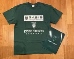 KOBE STORKS バスケットボール Tシャツ　クリアファイルセット