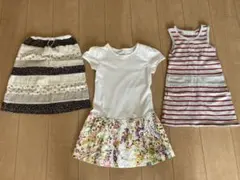 3点セット(ワンピース2、スカート1)