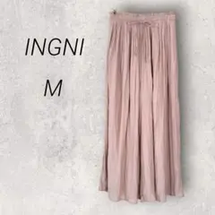 イング INGNI スカーチョ【M】ピンク ワイドパンツ ウエストゴム 楽ちん