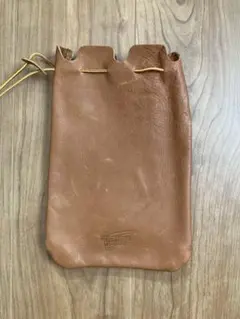 【非売品】RED WING レザー 巾着 MADE IN USA アメリカ製