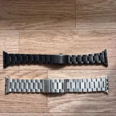 アップルウォッチ40mm用ステンレスバンド（2本セット）