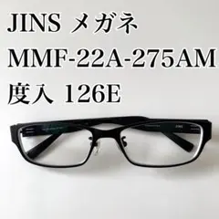 JINS メガネ　MMF-22A-275AM 度入 126E