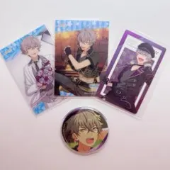 あんスタ 大神晃牙 クリアカード 缶バッチ