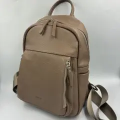 美品】BARCOS バルコス　リュック　シュリンクレザー　ブラウン系