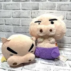クレヨンしんちゃん　ぶりぶりざえもん　ぬいぐるみ　2点　アミューズメント