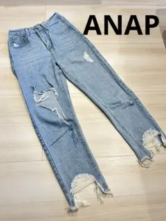 ANAP ダメージデニムパンツ