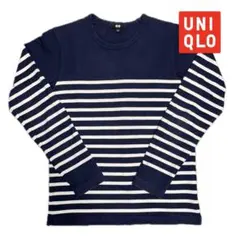 90s OLD UNIQLO ロンT ボーダー ブラック グレー 紺タグ y2k - メルカリ