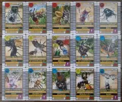 希少美品】 ムシキング5周年記念カード すてみのいちげき 黒&緑バー