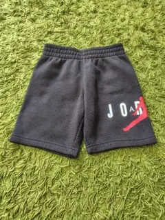 JORDAN キッズ ハーフパンツ ブラック 裏起毛