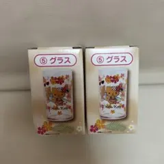 【新品未開封】ハローキティ 1番くじ 花柄グラス 2個セット