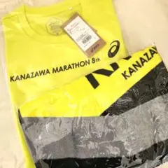 【未使用】金沢マラソンasics KM 2022 Tシャツ&タルセットのサムネイル