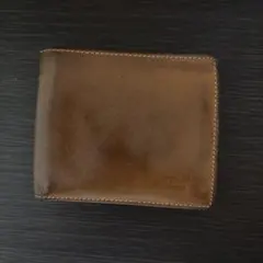 IL BISONTE 二つ折り財布 レザー ブラウン