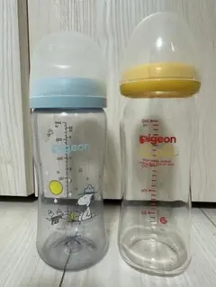 Pigeon 哺乳瓶 2本セット スヌーピー 240ml 300ml