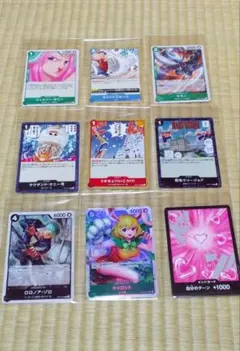 ワンピースカード 9枚　まとめ売り 即購入・無言取り引きOKです。