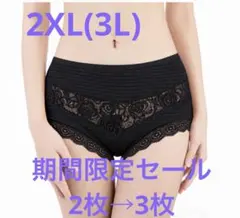 サニタリーショーツ 生理下着 3장 세트