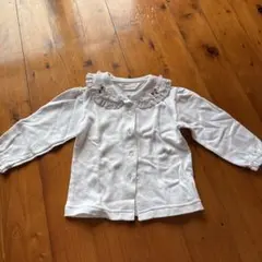 Pico Club フリル付きホワイトシャツ 90