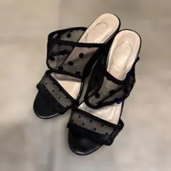 Padourouge ドット柄 シースルー サンダルのサムネイル