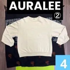 auralee スウェット