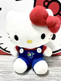 【新品未開封】ハローキティ オーバーオール ぬいぐるみ ユーポスオリジナル非売品