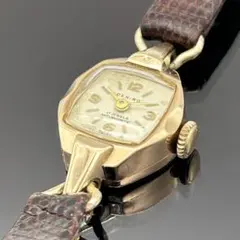 中古動作美品ブランド Obrey Paris銀製925レディース腕時計クォーツ 
