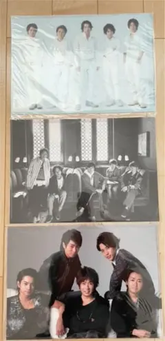 嵐　ARASHI 集合　クリアファイル　3点セット