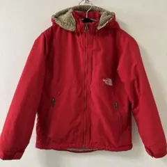 ノースフェイス　コンパクトノマドジャケット　フリース　ボア　レッド　赤