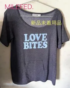 新品未着用✨MILKFED. LOVE BITES Tシャツ グレー XSのサムネイル
