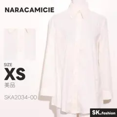 美品 NARACAMICIE トップス シャツ　長袖　ロゴ　刺繍　スタンダードのサムネイル