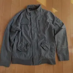 ギミック ワークブルゾンジャケットグレー多ポケット Y2K archive
