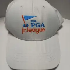 中古です！綺麗です！2018 PGA jr.league キャップ ホワイト