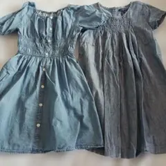 GU 　GAP　デニムワンピース 130cm